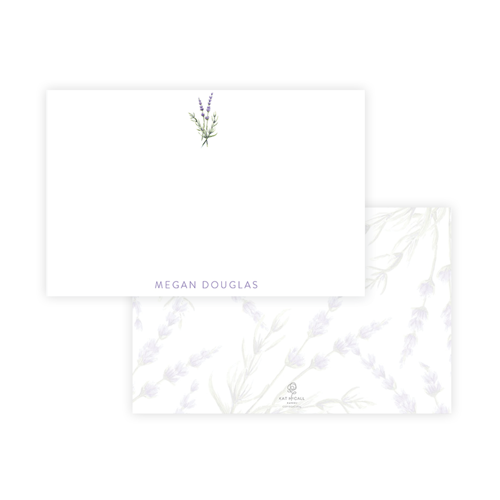 Lavender Note hot Card