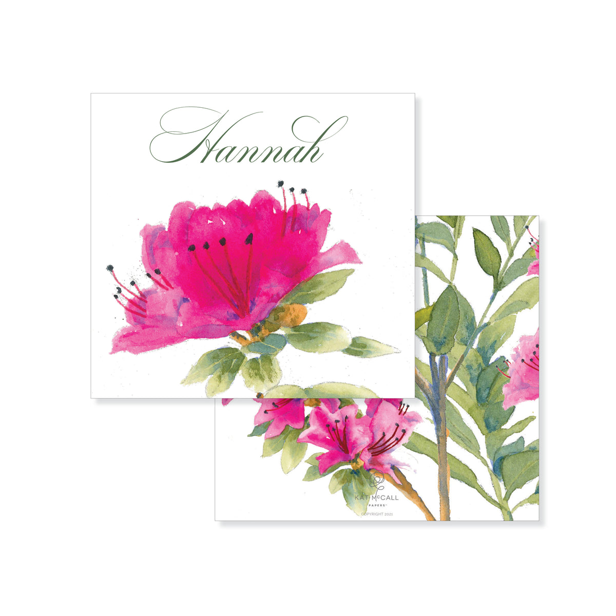 Azalea Place Card/Gift Tag - Jane's Collection – Kat McCall Papers